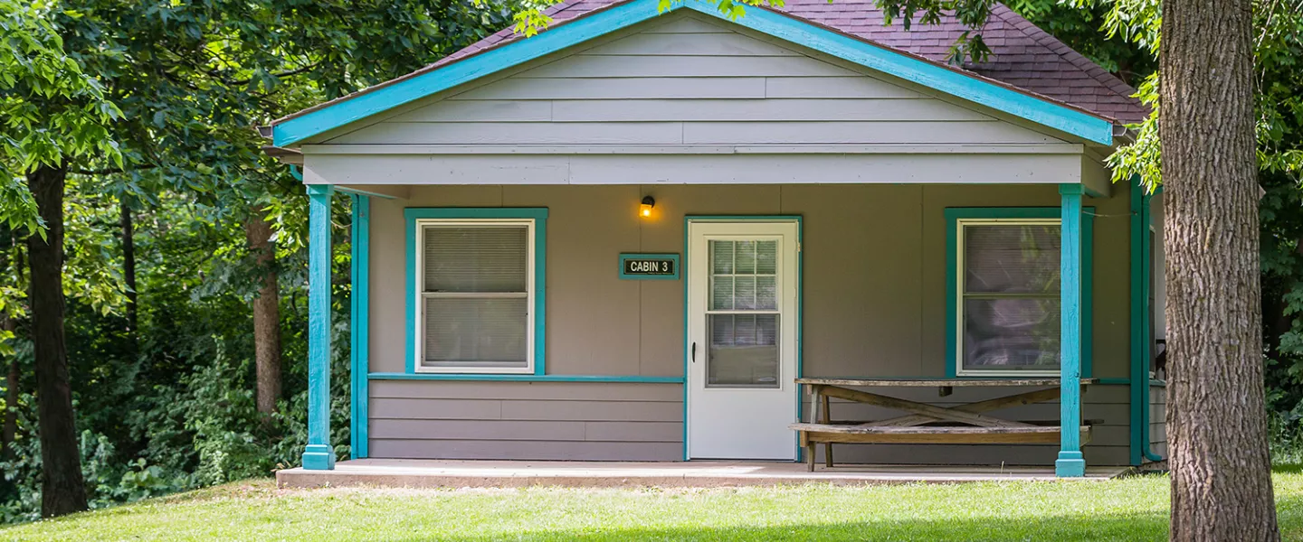 exterior of main cabin