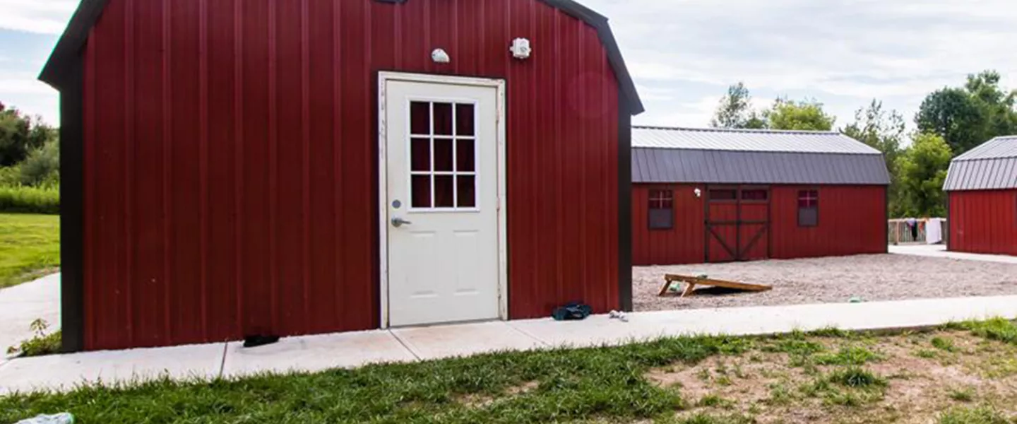 exterior of ranch cabins