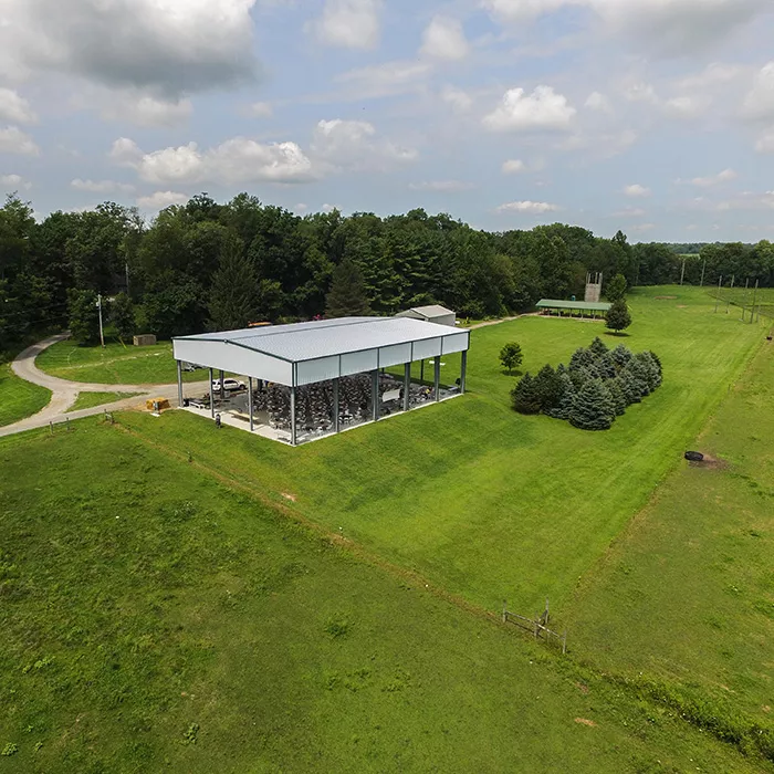 aerial view of camp airnasium